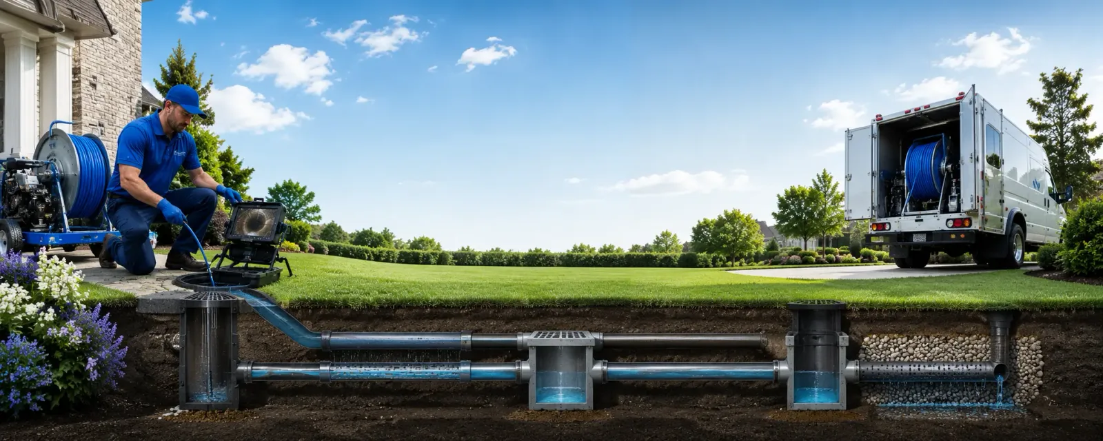 Outdoor drain cleaning information for South Bend, TX